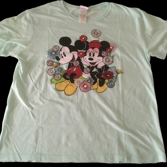 🆕 Freeze New York Green Mickey and Minnie T-Shirt, XL - Picture 1 of 7